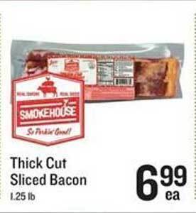 Lowes Foods Thick cut sliced bacon offer