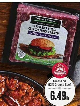 Lowes Foods Grass fed 93% ground beef offer