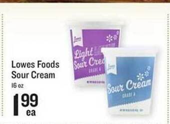 Lowes Foods Lowes foods sour cream offer