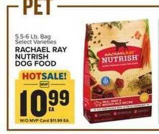 Food Lion Rachael ray nutrish dog food offer