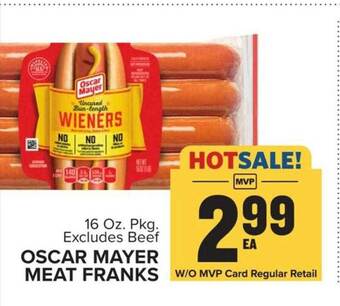 Food Lion Oscar mayer meat franks offer