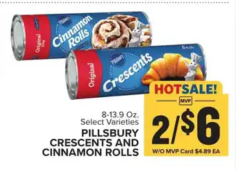 Food Lion Pillsbury crescents and cinnamon rolls offer