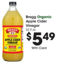 Kroger Bragg Organic Apple Cider Vinegar offer