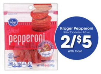 Kroger Kroger Pepperoni offer