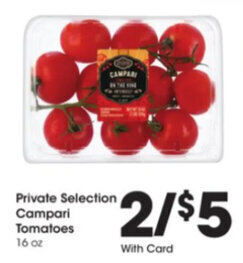 Kroger Private Selection Campari Tomatoes offer