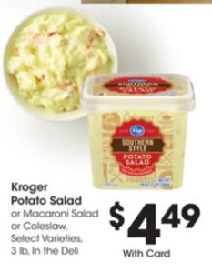 Kroger Kroger Potato Salad offer