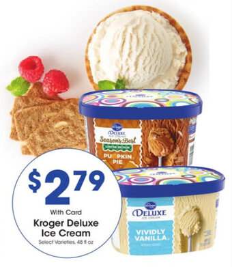 Kroger Kroger Deluxe Ice Cream offer