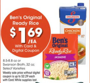Kroger Ben's Original Ready Rice offer