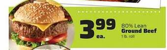 County Market 80% lean ground beef offer