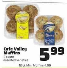 County Market Cafe valley muffins offer