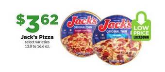 Hy-Vee Jack's pizza offer