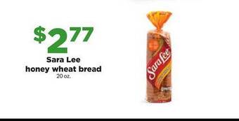 Hy-Vee Sara lee honey wheat bread offer