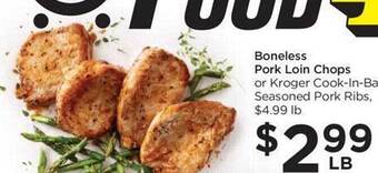 Food 4 Less Boneless pork loin chops offer