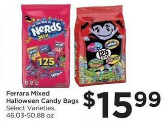 Food 4 Less Ferrara mixed halloween candy bags offer