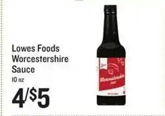 Lowes Foods Lowes foods worcestershire sauce offer