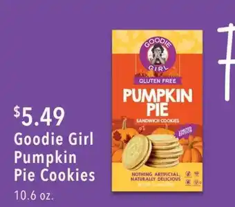 Goodie girl pumpkin pie cookies