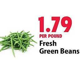 Festival Foods Fresh green beans offer
