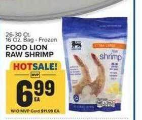 Food Lion Food lion raw shrimp offer