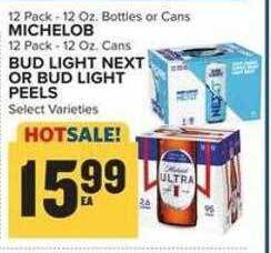 Food Lion Michelob, bud light next or bud light peels offer