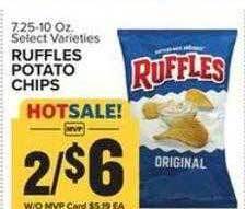 Food Lion Ruffles potato chips offer