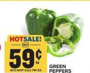 Food Lion Green peppers offer