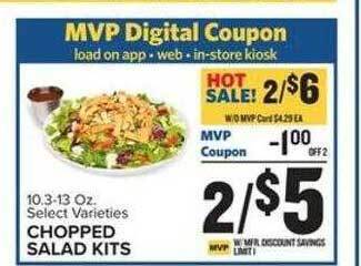 Food Lion Chopped salad kits offer