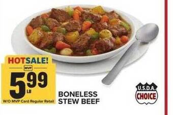 Food Lion Boneless stew beef offer