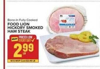 Food Lion Food lion hickory smoked ham steak offer