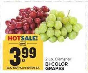 Food Lion Bi-color grapes offer