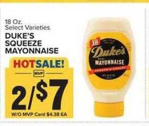 Food Lion Duke's squeeze mayonnaise offer