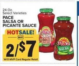Food Lion Pace salsa or picante sauce offer