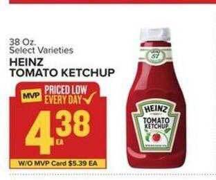 Food Lion Heinz tomato ketchup offer