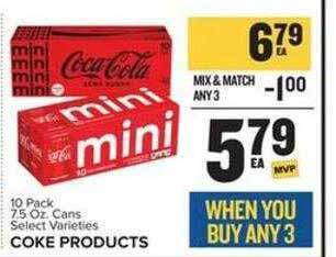Food Lion Coke products offer
