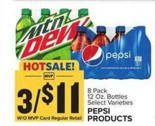 Food Lion Pepsi products offer