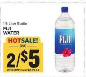 Food Lion Fiji water offer