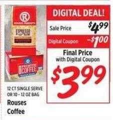 Rouses Rouses coffee offer