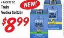 Rouses Truly vodka seltzer offer