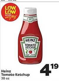 Weis Markets Heinz tomato ketchup offer