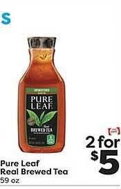 Weis Markets Pure leaf real brewed tea offer