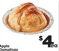 Weis Markets Apple dumplings offer