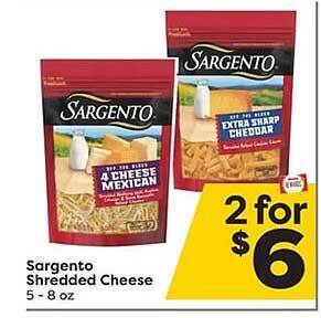 Weis Markets Sargento shredded cheese offer