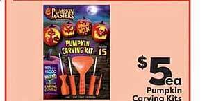 Weis Markets Pumpkin carving kits offer