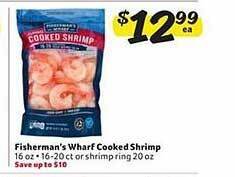 Winn Dixie Fisherman's wharf cooked shrimp offer