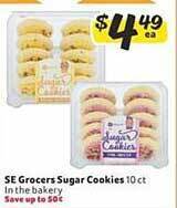 Winn Dixie Se grocers sugar cookies offer