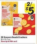 Winn Dixie Se grocers snack crackers offer