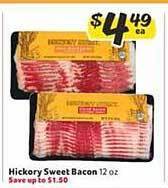 Winn Dixie Hickory sweet bacon offer