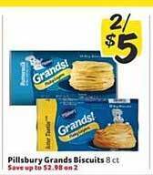 Winn Dixie Pillsbury grands biscuits offer