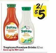 Winn Dixie Tropicana premium drinks offer