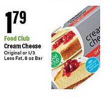 Big Y Food club cream cheese offer