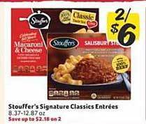 Winn Dixie Stouffer's signature classics entrées offer
